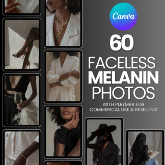 60+ Faceless Melanin Photos - AI Generated