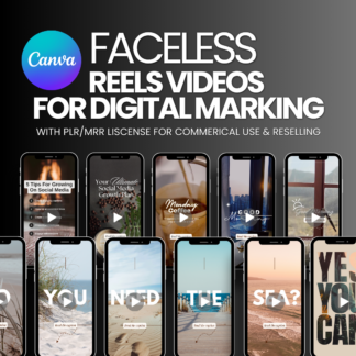 PLR & MRR Faceless Reels Videos for Digital Marketing