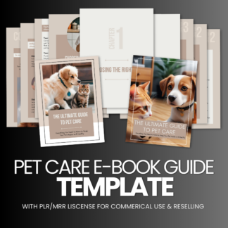 Pet Care E-Book Guide Template